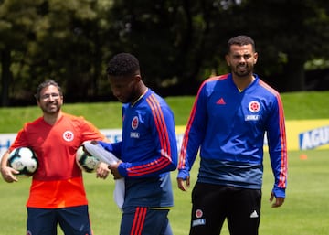 La Selección Colombia entrena en Bogotá pensando en el amistoso del domingo contra Perú.