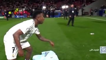 Vinicius taunts Atletico fans with disrespectful gesture after knocking them out of the Champions League