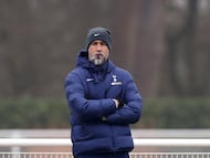 Soccer Football - UEFA Champions League - Tottenham Hotspur Training - Tottenham Hotspur Training Centre, London, Britain - March 9, 2026 Tottenham Hotspur interim manager Igor Tudor during training Action Images via Reuters/Andrew Couldridge