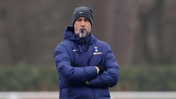 Soccer Football - UEFA Champions League - Tottenham Hotspur Training - Tottenham Hotspur Training Centre, London, Britain - March 9, 2026 Tottenham Hotspur interim manager Igor Tudor during training Action Images via Reuters/Andrew Couldridge