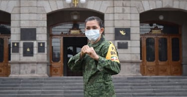 Deportistas que pertenecen al Ejército Mexicano