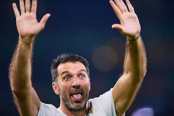  Gianluigi Buffon of FIFA Legends during match Legends between International FIFA Legends and Mexico Legends 2024, at BBVA Bancomer Stadium on September 20, 2024 in Monterrey, Nuevo Leon, Mexico.