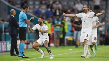 B谷lgica 1 - Italia 2: resumen, goles y resultado de los cuartos de final de la Eurocopa 2020