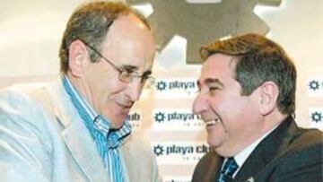 <b>CORDIALIDAD. </b>Irureta y Lendoiro confían en seguir juntos en el Depor.