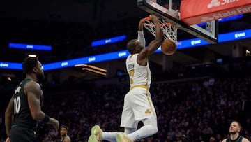 Brown delivered 41 points and a rare all around stat line matched only by Larry Bird, although Boston still fell to Minnesota.