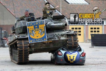 Tigres goleó y eliminó a Pumas, los memes no podían faltar