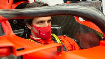 Carlos Sainz (Ferrari). F1 2021. 