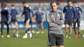 Entrenamiento de Osasuna en Tajonar