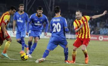 Jornada 17. GETAFE-BARCELONA
Iniesta.