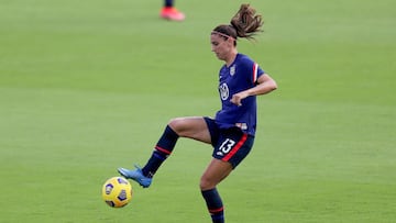 La figura de la selecci&oacute;n estadounidense arranc&oacute; el encuentro ante Brasil en la She Believes Cup, su primera desde la Copa Mundial de Francia 2019.