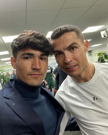 El encuentro de una promesa chilena con Cristiano Ronaldo