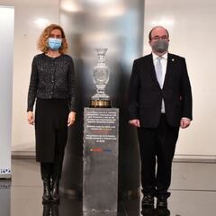 La Copa Solheim, visita de lujo en el Congreso de los Diputados