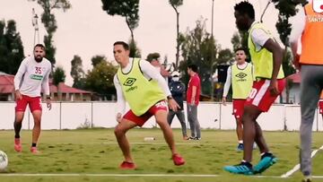 Santa Fe y su última práctica para enfrentar a Pereira