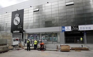 Little-by-little the 'new' Bernabéu is taking shape in the Spanish capital as the reconstruction works continue for the future home of Los Blancos.