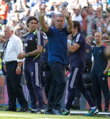 El 1 de junio de 2013, Mourinho disputó su último partido como entrenador del Real Madrid contra el Osasuna. El luso se despide de la afición del Bernabéu.