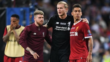 Karius: Reported Liverpool target Alisson offers moral support