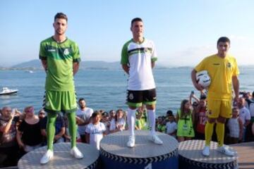 Equipación del Racing de Santander para la nueva temporada.