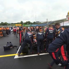 Un podio por 25 segundos