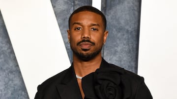 Michael B. Jordan en un photocall