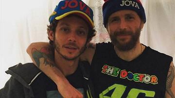 Rossi y el cantante Jovanotti son muy amigos desde hace muchos a&ntilde;os.