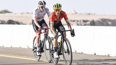 Tadej Pogacar y Adam Yates en la ¨²ltima edici¨®n del UAE Tour UAE TOUR 21/01/2021