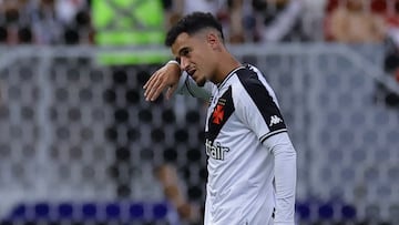 Philippe Coutinho, después de la derrota de Vasco contra Palmeiras.