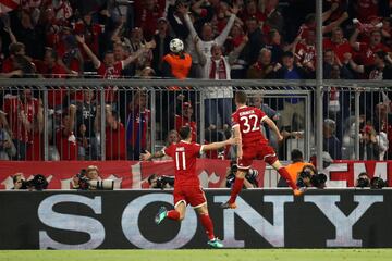 1-0. Joshua Kimmich celebró el primer gol.