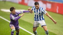 Rodri y Mikel Merino, durante un lance el s&aacute;bado.