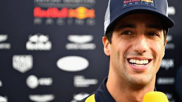 Daniel Ricciardo en Sochi.