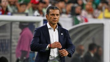Jaime Lozano head coach of Mexico during the game between Mexican National team (Mexico) and Jamaica as part of the CONMEBOL Copa America USA 2024 group B, at NRG Stadium, on June 22, 2024 in Houston, Texas, United States.
