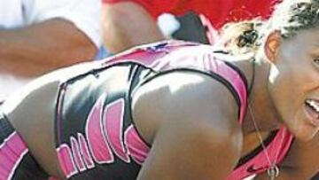 <b>MALOS TIEMPOS. </b>La en otro tiempo reina de la velocidad, cabizbaja tras no clasificarse para los 100 metros.