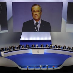 Florentino clama por el modelo de una Superliga europea