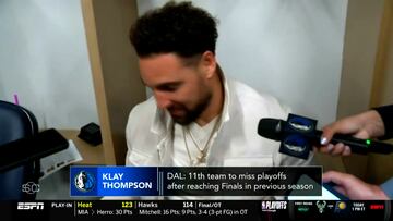 Klay Thompson fires back at ‘ridiculous’ question about staying with Mavericks after playoff miss