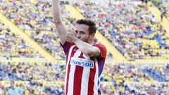 Sa&uacute;l celebra un gol ante Las Palmas. 