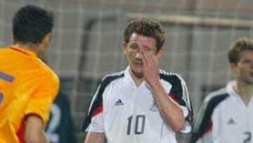 <b>BAÑO. </B>Los alemanes frotaron los ojos al ver cómo se incrementaba su lista de goles encajados.