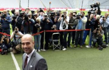 Así fue la primera jornada de Guardiola en el Bayern Múnich