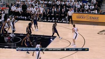 Otra jornada perfecta de Pau Gasol: ¡disfruta este amague!