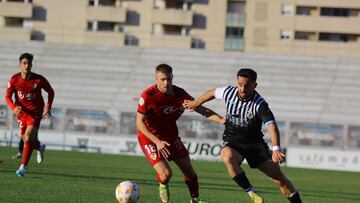 Una imagen del encuentro en La Línea.