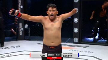 Deja K.O. a su rival con un solo brazo y una combinación de golpes que asusta: deben verlo