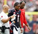 Stefon Diggs se pierde el resto de la temporada con los Houston Texans por lesión de ligamento cruzado