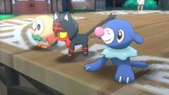 Rowlet, Litten y Popplio son los tres nuevos pok&eacute;mons iniciales que protagonizan Sol y Luna.