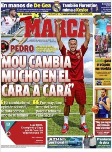 Portadas de la prensa deportiva