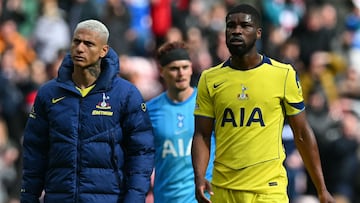 Nordi Mukiele’s deflected goal seemed to sum up Spurs’ season. The north London club drops into the bottom three with six games to save themselves.