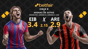 SD Eibar B vs. Arenas Club de Getxo: horario, dónde ver, pronósticos y clasificación