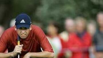 <B>VIENTO.</B> Los golfistas han tenido como principal enemigo al fuerte viento de Sotogrande.