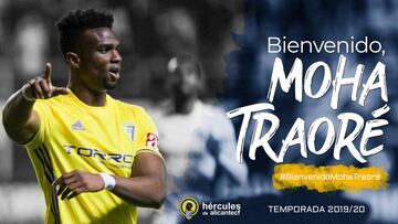 Moha Traoré refuerza el ataque del Hércules.