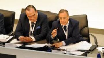 Tapias y Florentino Pérez.