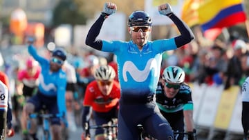 Alejandro Valverde gana la segunda etapa de la Vuelta a Catalu&ntilde;a y Nairo Quintana ya es cuarto en la clasificaci&oacute;n general.
 