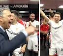 La tremenda fiesta íntima del Sevilla tras el triunfo ante Betis