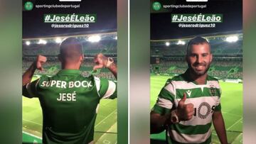 Reloj de oro y frase en portugués: la presentación de Jesé en Lisboa